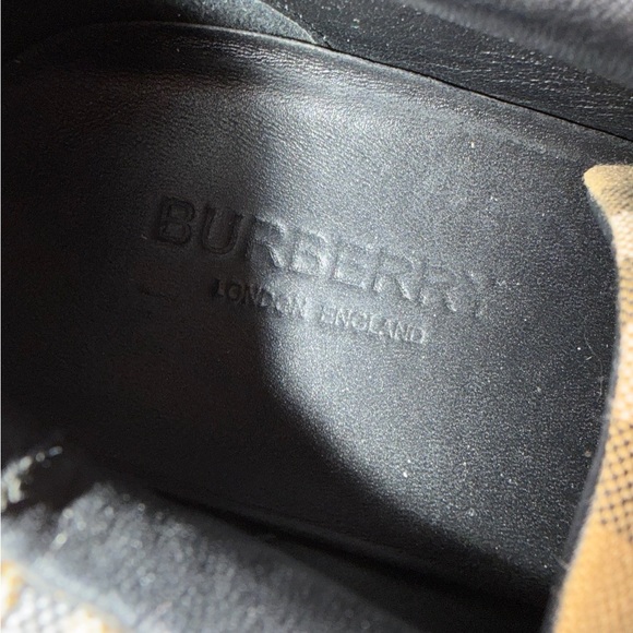 Burberry Womens Plaid Sneakers Size 8 - Picture 5 of 9
